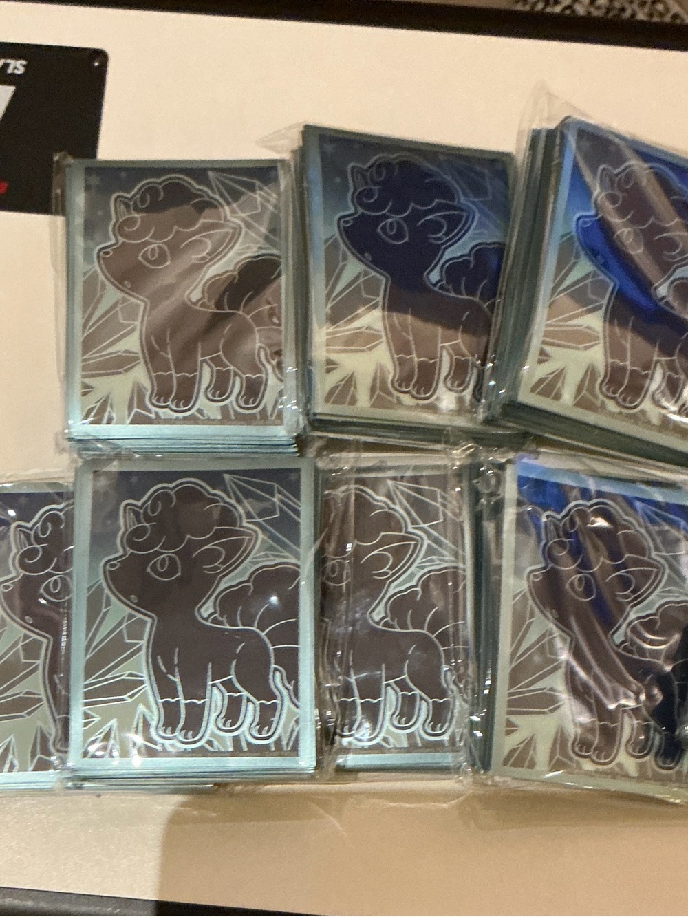 Pokemon Silver Tempest Vulpix Card Sleeves from Elite Trainer Box 65 Sleeves